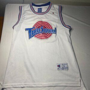 Vintage 90s Space Jam Tune Squad Jersey Mens Large Bugs Bunny Champion
